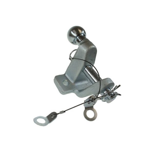 50mm Ball & Pin Hitch Silver