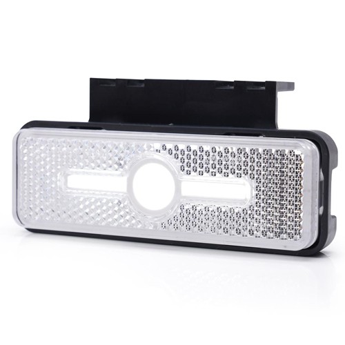 CLEAR RECTANGLE LED FRONT MARKER