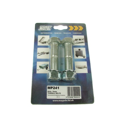 High Tensile (8.8) Nuts & Bolts M16 x 75mm