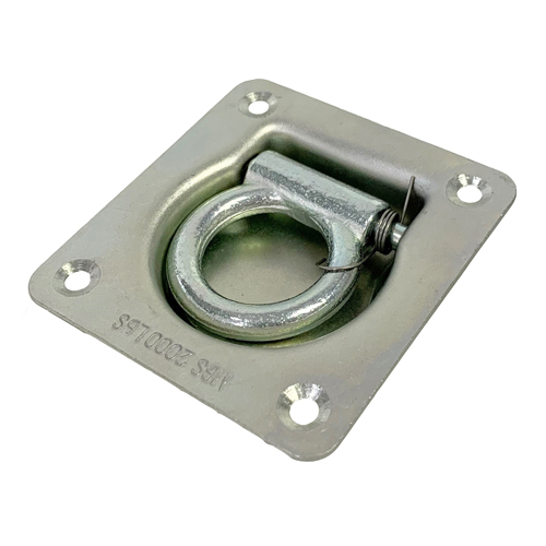 Recessed Single Steel Cargo Lashing Ring 102x96mm
