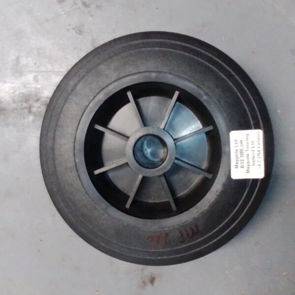 MP226 155mm Black Plastic Spare Wheel Fits MP225 Jockey Wheel