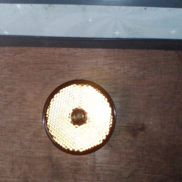 MP155 Radex Round Amber Reflector