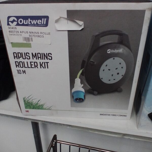 Outwell Camping Essential Apus Mains Roller Kit 10m