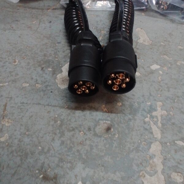 MP5884 7 Pin 3m 2x7 Pin Plugs & 7 Core Curly Connecting Lead