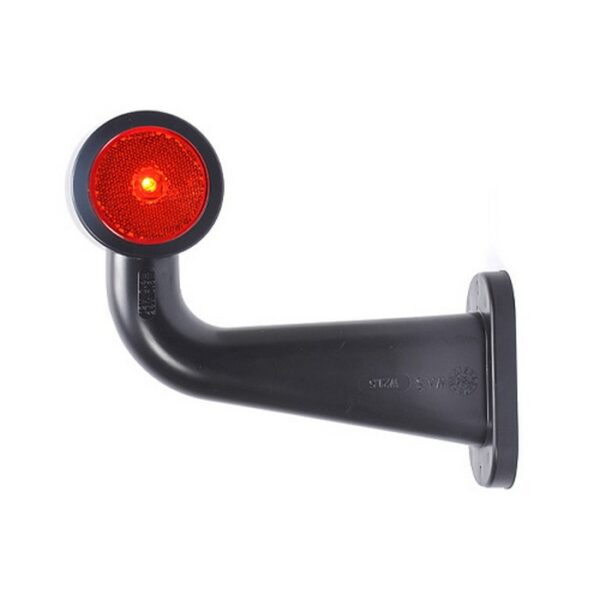 10-30v Led Left Hand Red/White 90° Outline Marker Lamp
