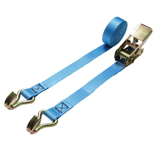 Rachet strap and hook 6m x 25mm 800kg