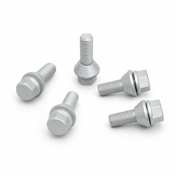 20x Brian James Trailers Wheel Bolts to Suit Alloy Wheel (19mm HEX HEAD) Direct Replacement For Key Type For a twin axle trailer