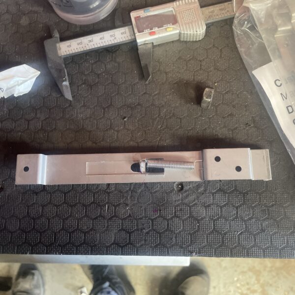 Number plate clamp Square plate